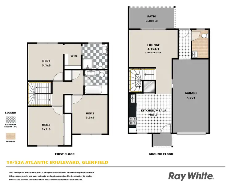 Floorplan of Homely house listing, 19/52A Atlantic Boulevard, Glenfield NSW 2167