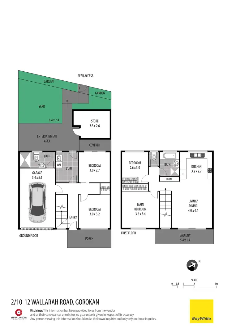 Floorplan of Homely townhouse listing, 2/10-12 Wallarah Road, Gorokan NSW 2263
