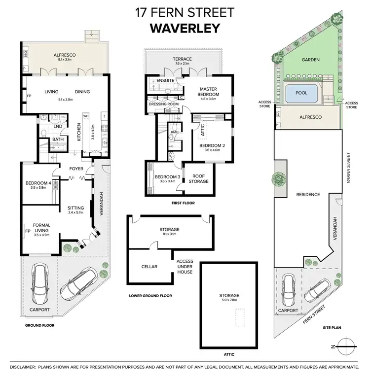 Floorplan of Homely house listing, 17 Fern Street, Waverley NSW 2024
