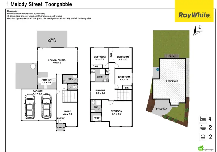 Floorplan of Homely house listing, 1 Melody Street, Toongabbie NSW 2146