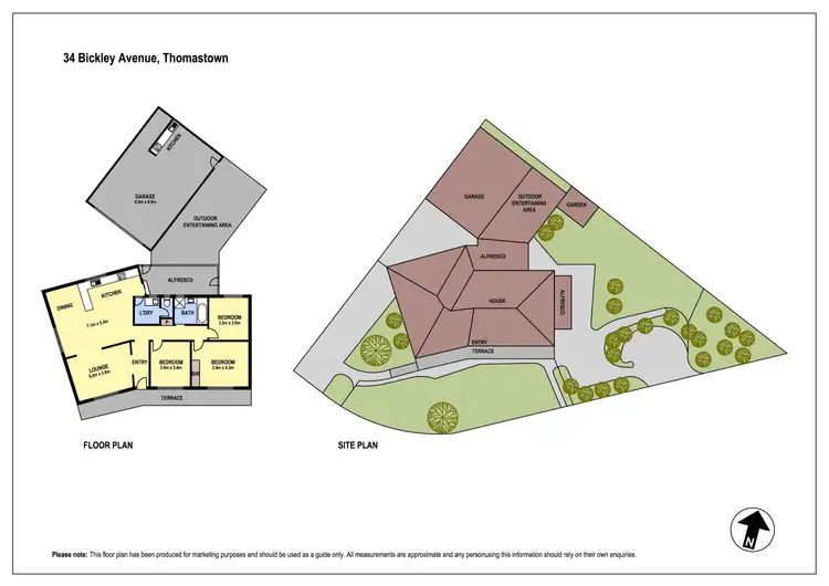 Floorplan of Homely house listing, 34 Bickley Avenue, Thomastown VIC 3074