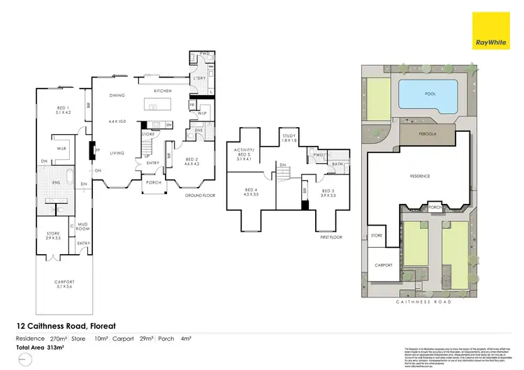 Floorplan of Homely house listing, 12 Caithness Road, Floreat WA 6014