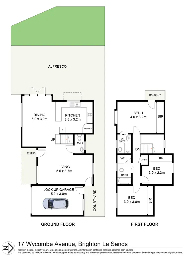 Floorplan of Homely house listing, 17 Wycombe Avenue, Brighton Le Sands NSW 2216