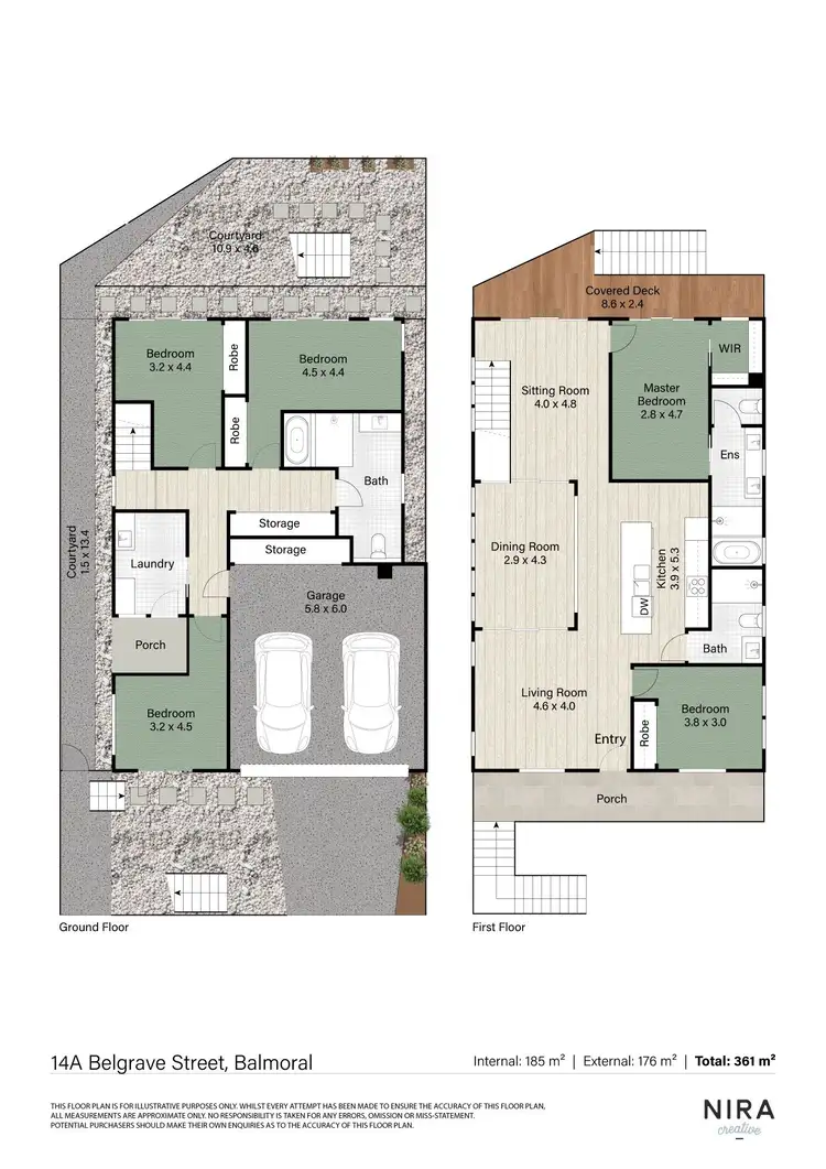 Floorplan of Homely house listing, 14A Belgrave Street, Balmoral QLD 4171