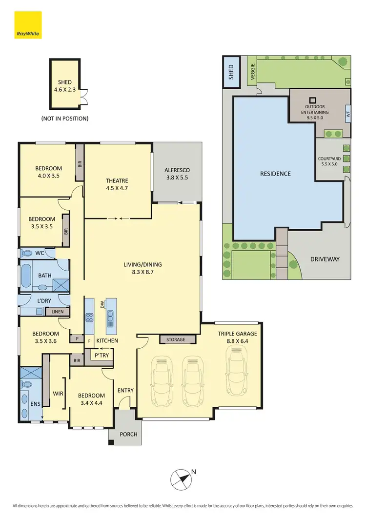 Floorplan of Homely house listing, 305 Waterview Boulevard, Craigieburn VIC 3064