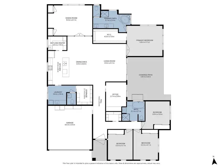 Floorplan of Homely house listing, 41 Beaufort Circuit, Banksia Beach QLD 4507