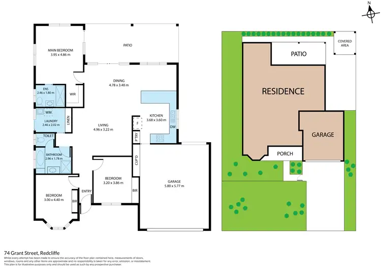 Floorplan of Homely house listing, 74 Grant Street, Redcliffe QLD 4020