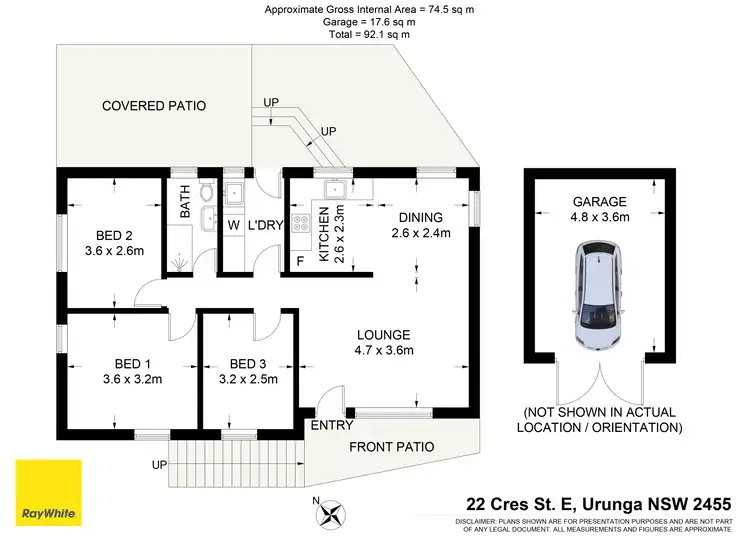 Floorplan of Homely house listing, 22 Crescent Street East, Urunga NSW 2455