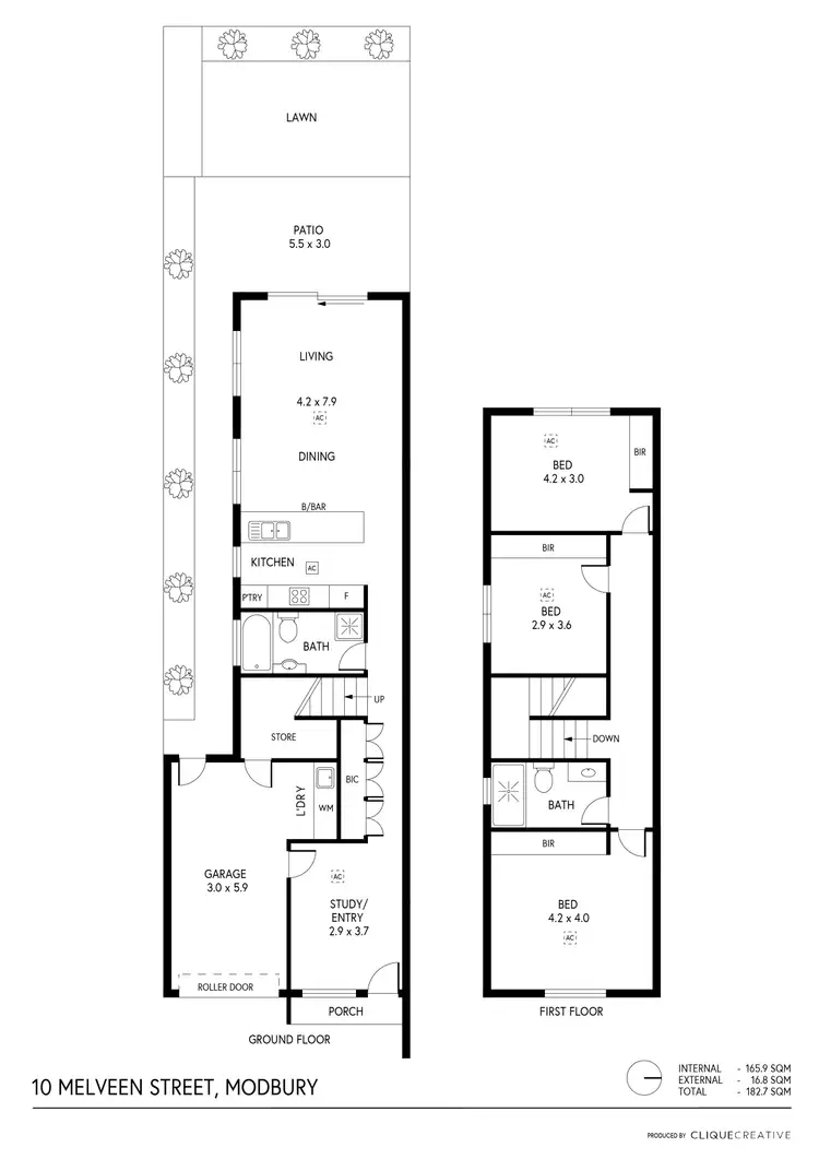 Floorplan of Homely house listing, 10 Melveen Street, Modbury SA 5092