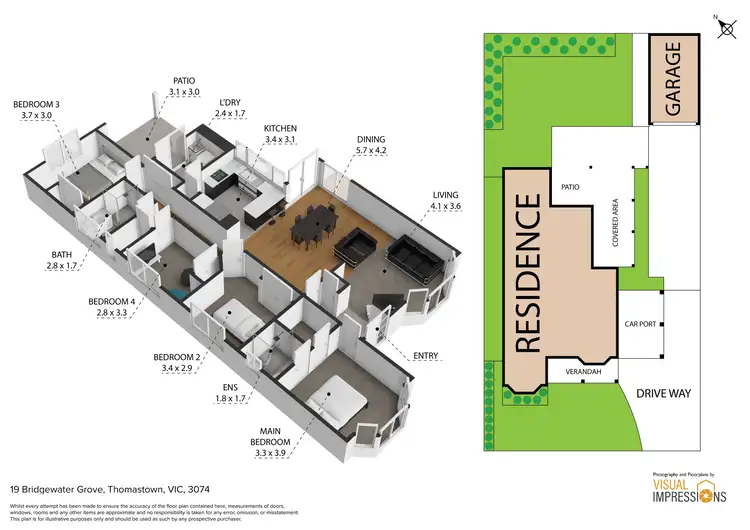 Floorplan of Homely house listing, 19 Bridgewater Grove, Thomastown VIC 3074