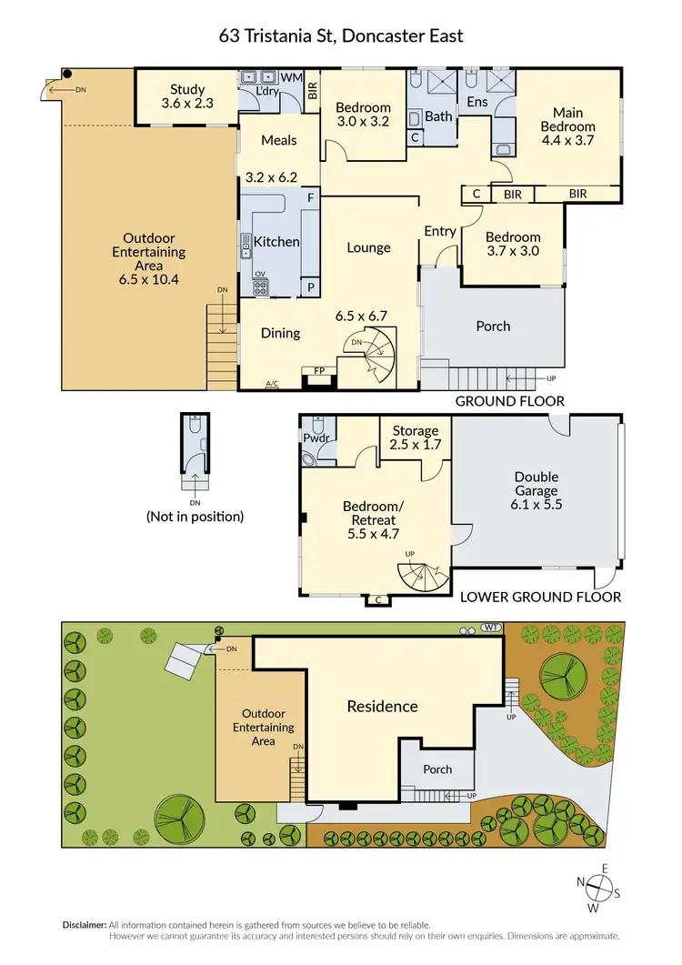 Floorplan of Homely house listing, 63 Tristania Street, Doncaster East VIC 3109