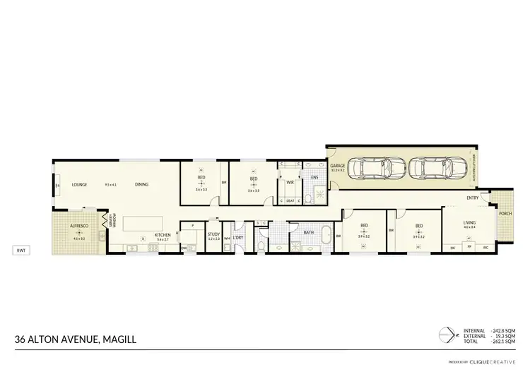 Floorplan of Homely house listing, 36 Alton Avenue, Magill SA 5072