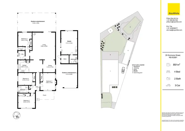 Floorplan of Homely house listing, 29 Simmons Street, Revesby NSW 2212