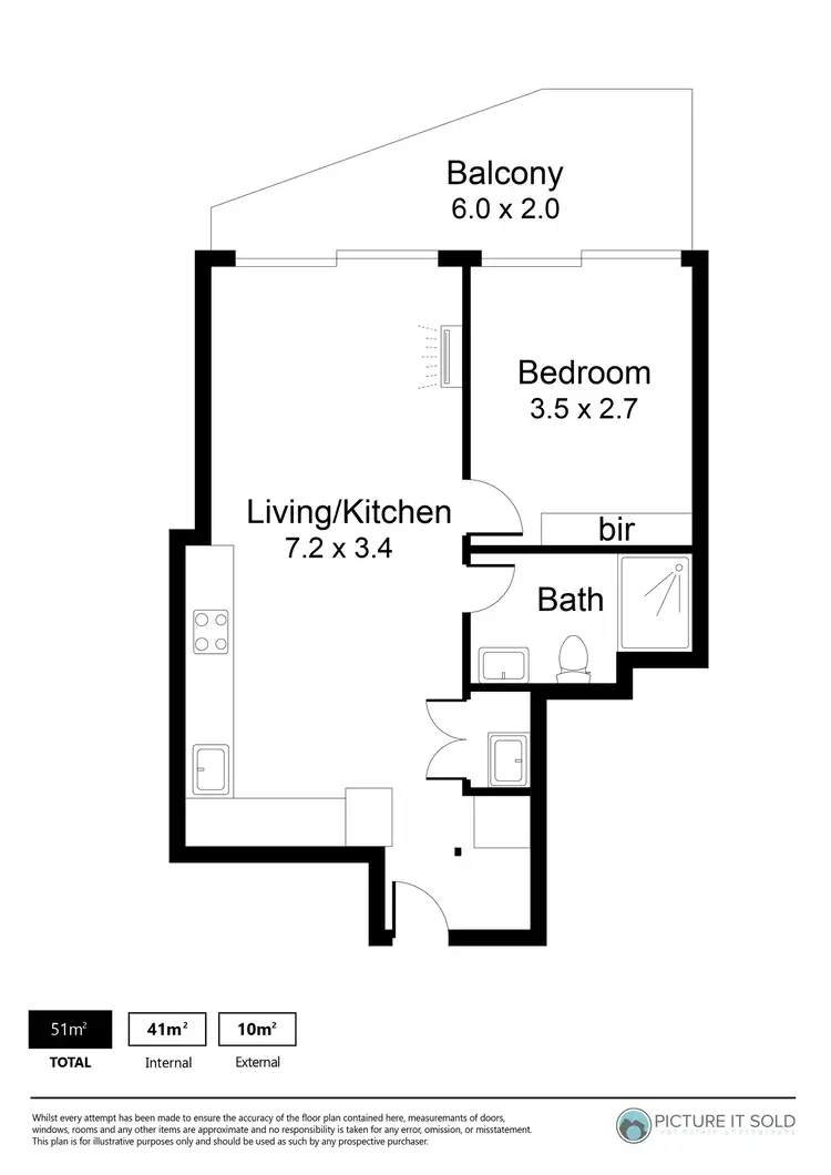 Floorplan of Homely apartment listing, 2505/17 Austin Street, Adelaide SA 5000