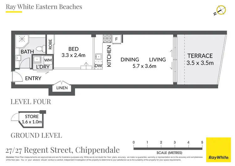 Floorplan of Homely apartment listing, 27/27-31 Regent Street, Chippendale NSW 2008