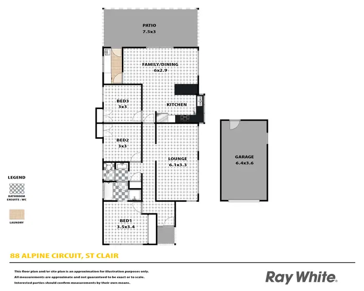 Floorplan of Homely house listing, 88 Alpine Circuit, St Clair NSW 2759