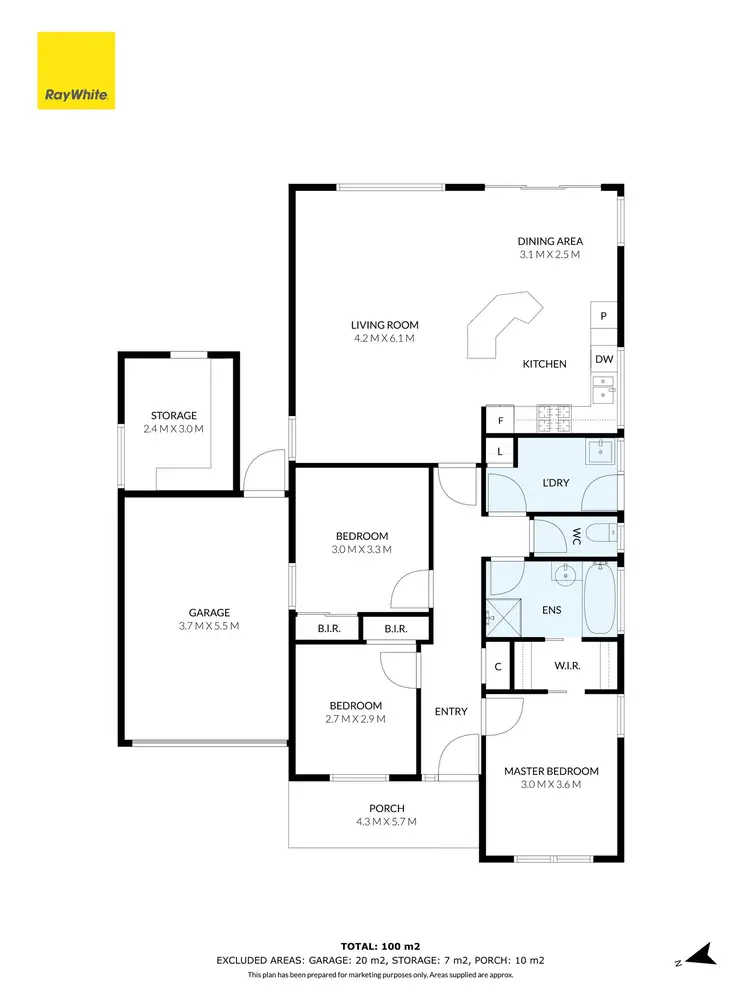 Floorplan of Homely house listing, 5 Betchworth Close, Caroline Springs VIC 3023