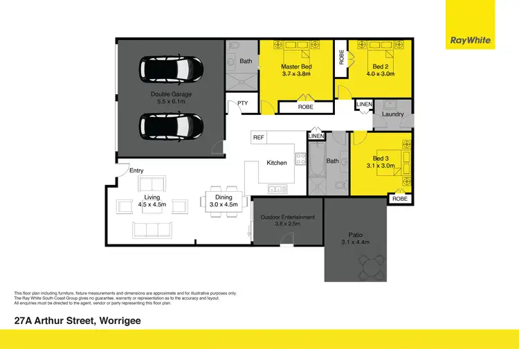 Floorplan of Homely house listing, 27a Arthur Street, Worrigee NSW 2540