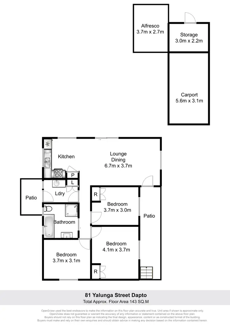 Floorplan of Homely house listing, 81 Yalunga Street, Dapto NSW 2530