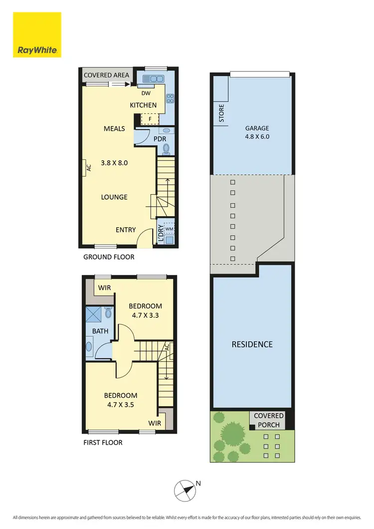 Floorplan of Homely townhouse listing, 21/335 Grand Boulevard, Craigieburn VIC 3064