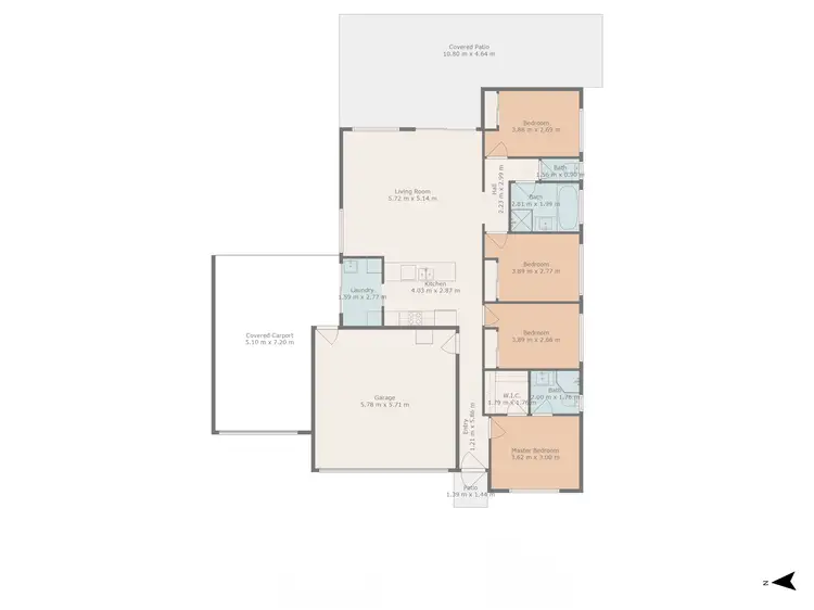 Floorplan of Homely house listing, 5 Onyx Street, Emerald QLD 4720