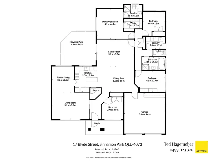 Floorplan of Homely house listing, 17 Blyde Street, Sinnamon Park QLD 4073