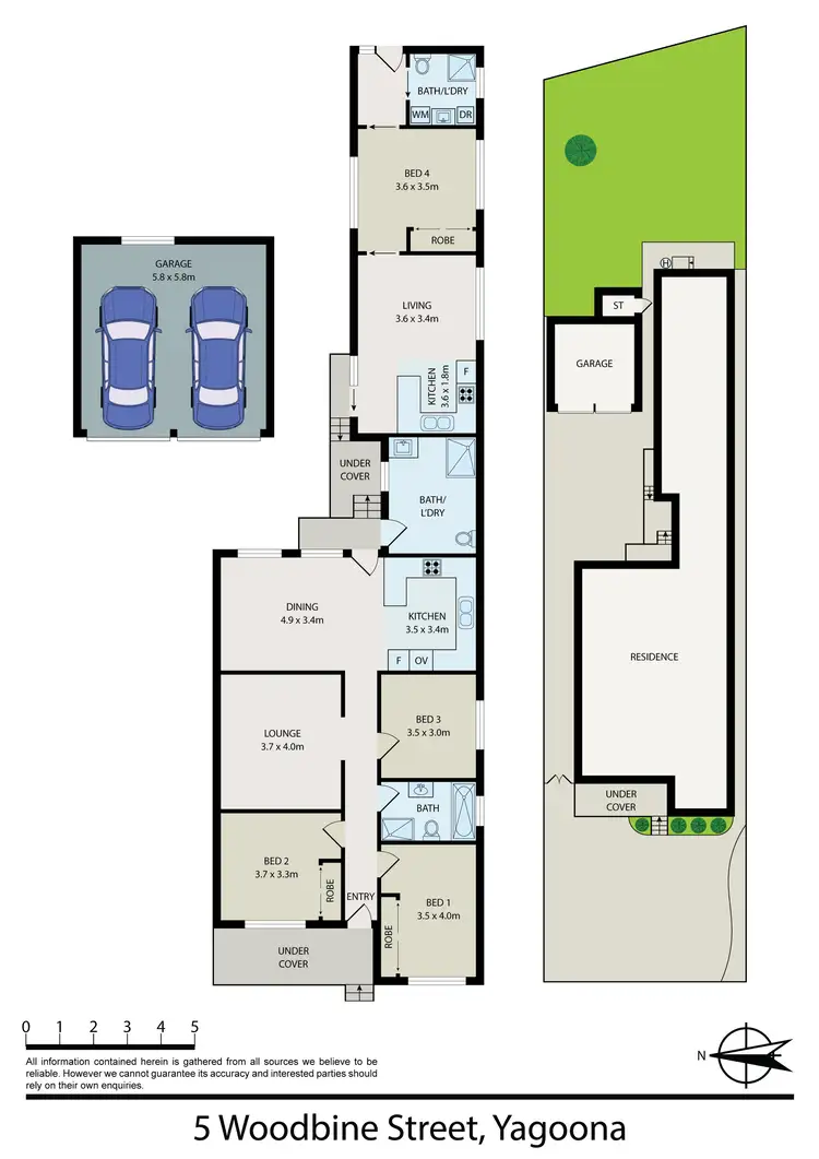 Floorplan of Homely house listing, 5 Woodbine Street, Yagoona NSW 2199