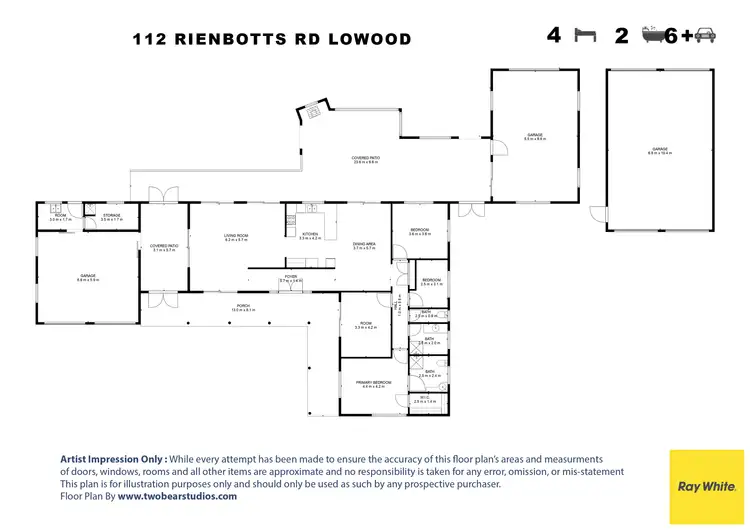 Floorplan of Homely house listing, 112 Reinbotts Road, Lowood QLD 4311