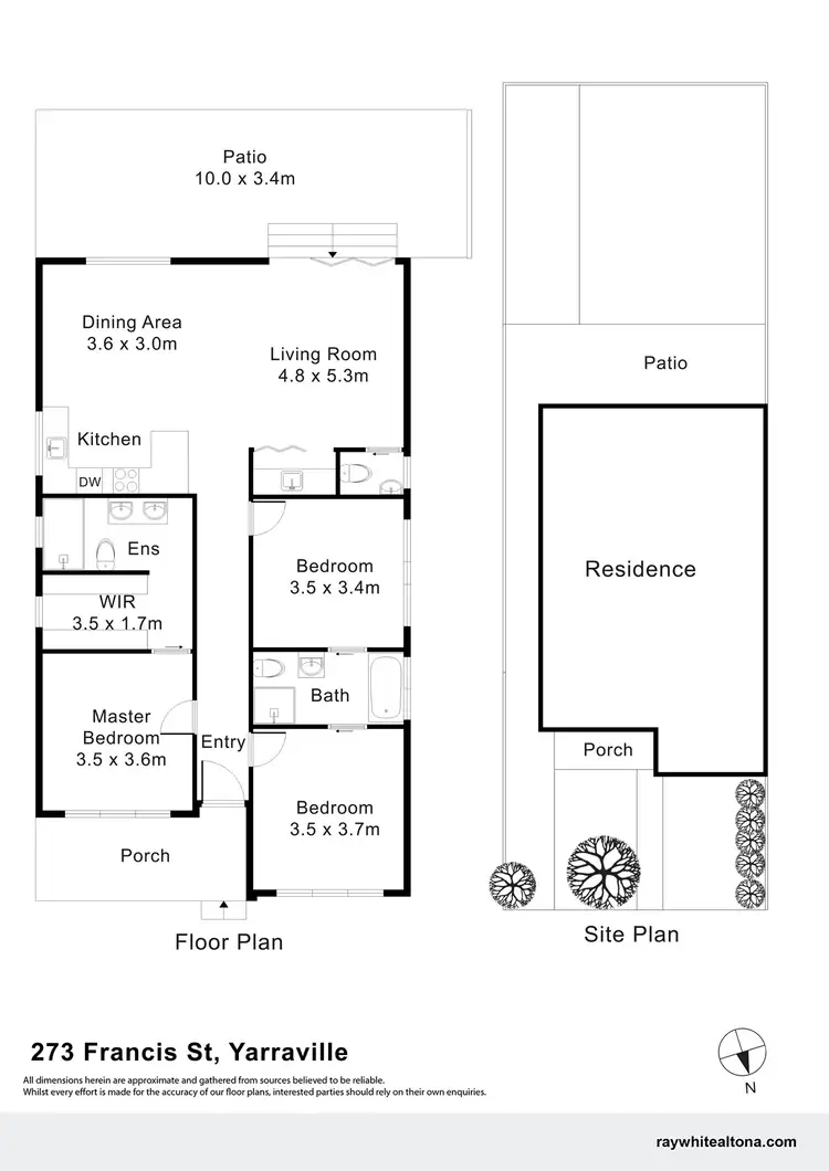 Floorplan of Homely house listing, 273 Francis Street, Yarraville VIC 3013