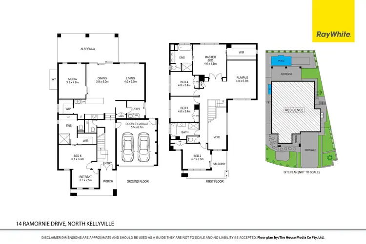 Floorplan of Homely house listing, 14 Ramornie Drive, North Kellyville NSW 2155