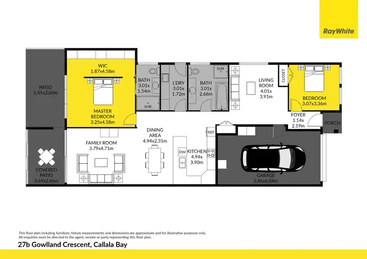 Floorplan of Homely house listing, 27B Gowlland Crescent, Callala Bay NSW 2540