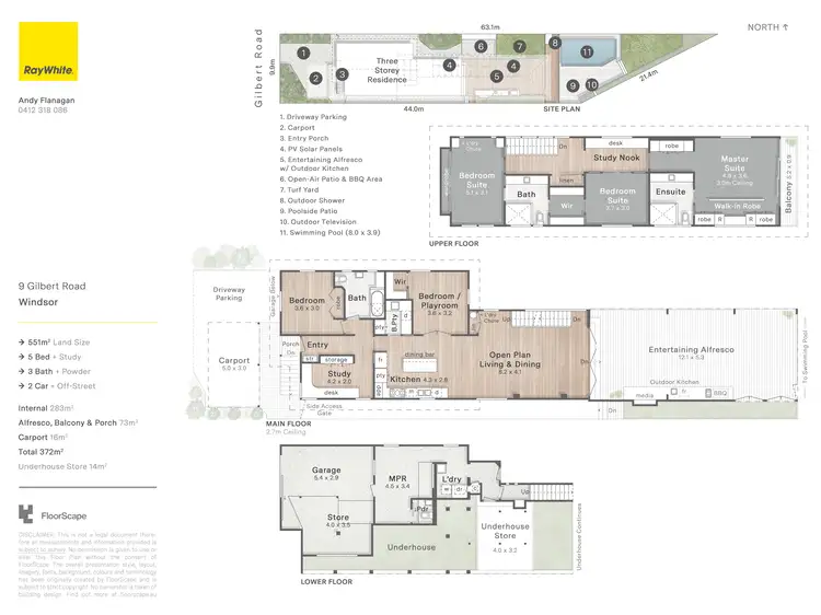Floorplan of Homely house listing, 9 Gilbert Road, Windsor QLD 4030