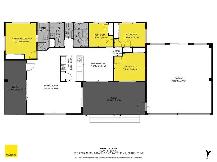 Floorplan of Homely house listing, 28 Rumbalara Avenue, Rainbow Beach QLD 4581