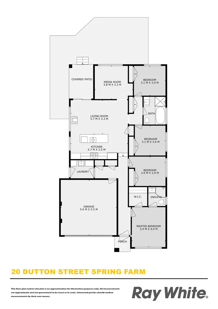Floorplan of Homely house listing, 20 Dutton Street, Spring Farm NSW 2570
