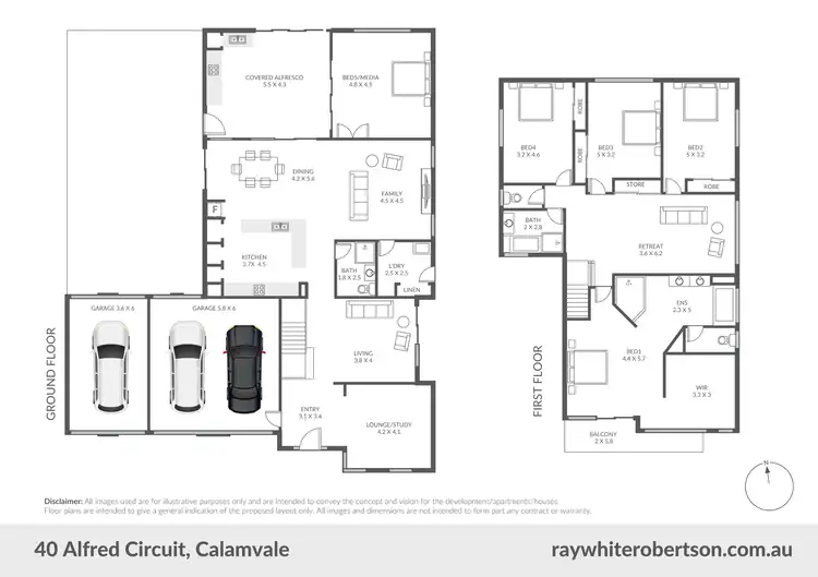 Floorplan of Homely house listing, 40 Alfred Circuit, Calamvale QLD 4116