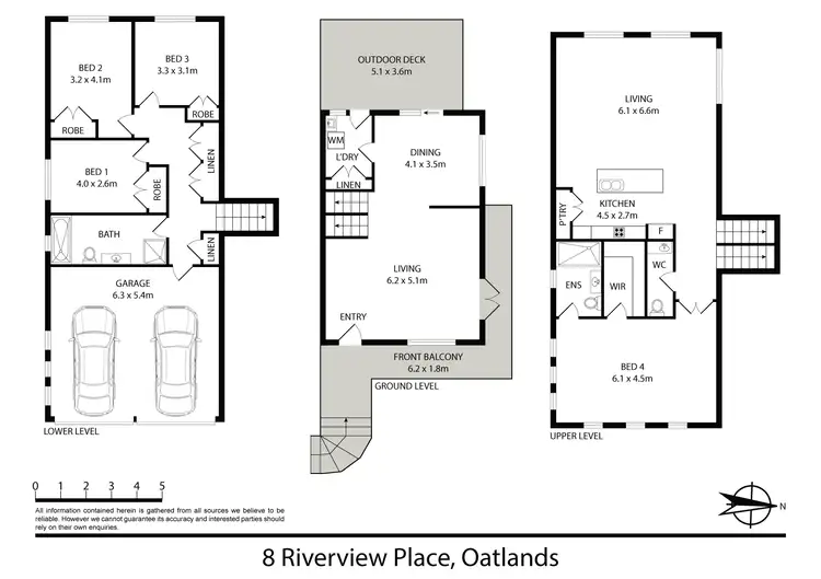 Floorplan of Homely house listing, 8 Riverview Place, Oatlands NSW 2117