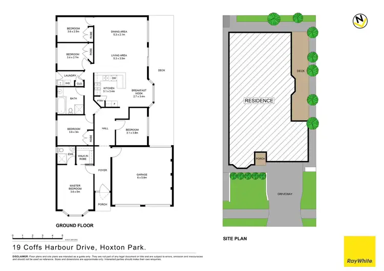 Floorplan of Homely house listing, 19 Coffs Harbour Avenue, Hoxton Park NSW 2171