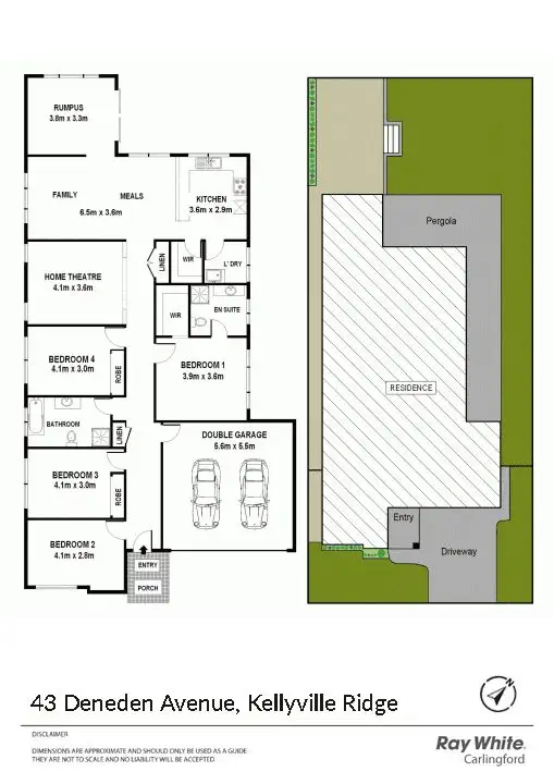Floorplan of Homely house listing, 43 Deneden Avenue, Kellyville Ridge NSW 2155