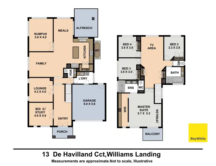 Floorplan of Homely house listing, 13 De Havilland Circuit, Williams Landing VIC 3027