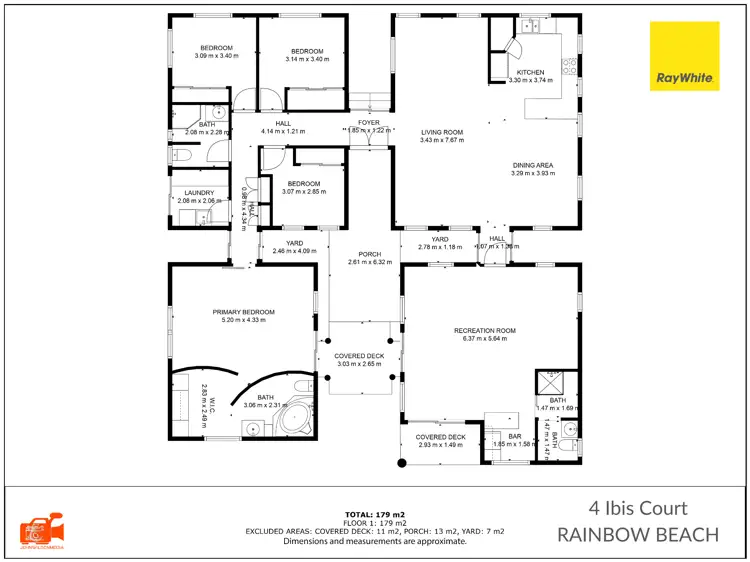 Floorplan of Homely house listing, 4 Ibis Court, Rainbow Beach QLD 4581