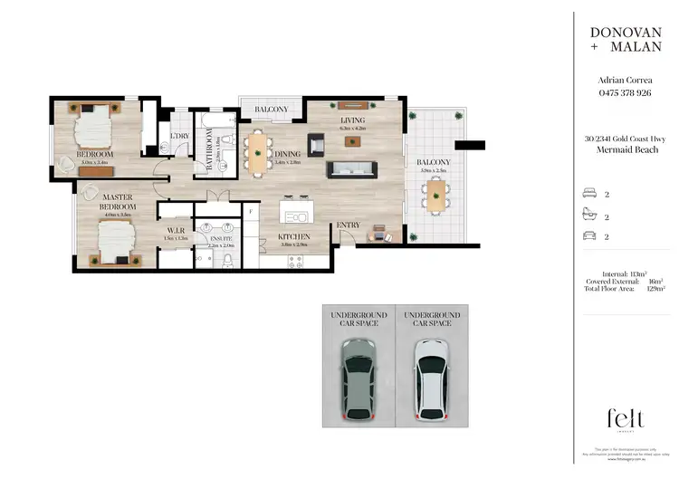 Floorplan of Homely unit listing, 30/2341 Gold Coast Highway, Mermaid Beach QLD 4218