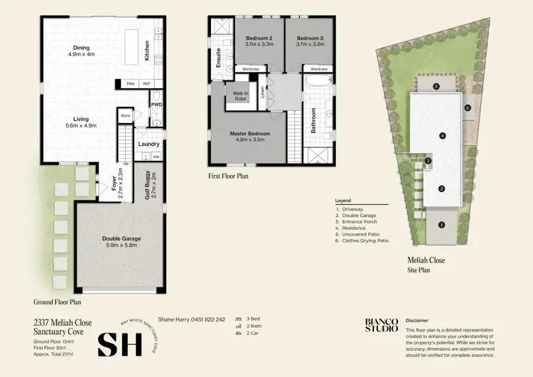 Floorplan of Homely house listing, 2337 Meliah Close, Sanctuary Cove QLD 4212