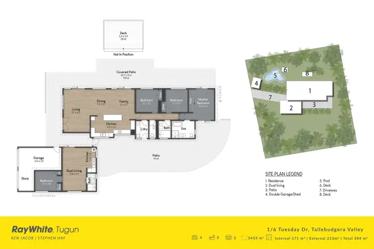 Floorplan of Homely house listing, SOLD AT AUCTION 1/6 Tuesday Drive, Tallebudgera Valley QLD 4228