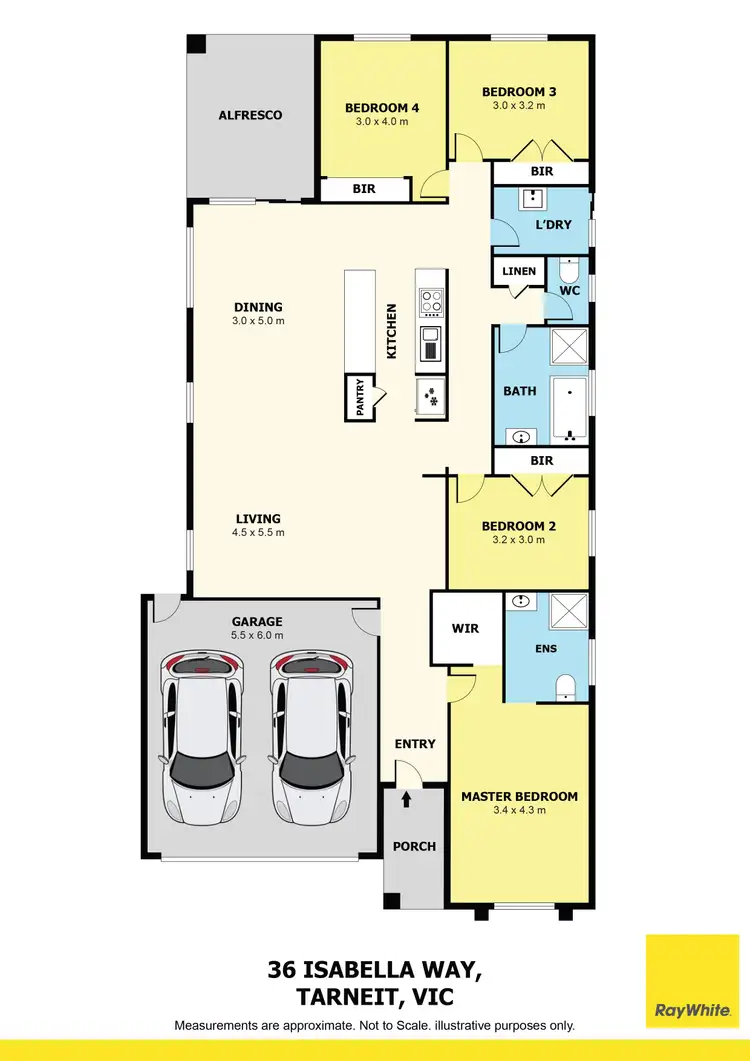 Floorplan of Homely house listing, 36 Isabella Way, Tarneit VIC 3029