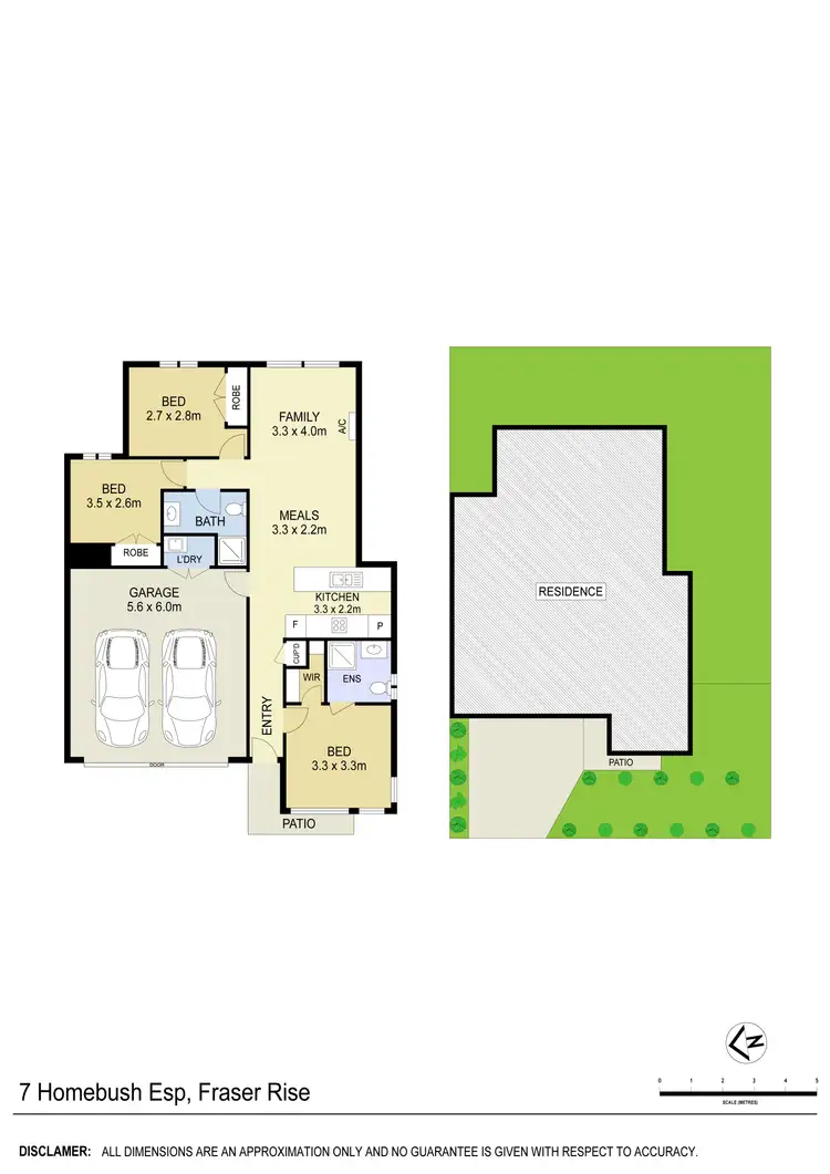 Floorplan of Homely house listing, 7 Homebush Esplanade, Fraser Rise VIC 3336