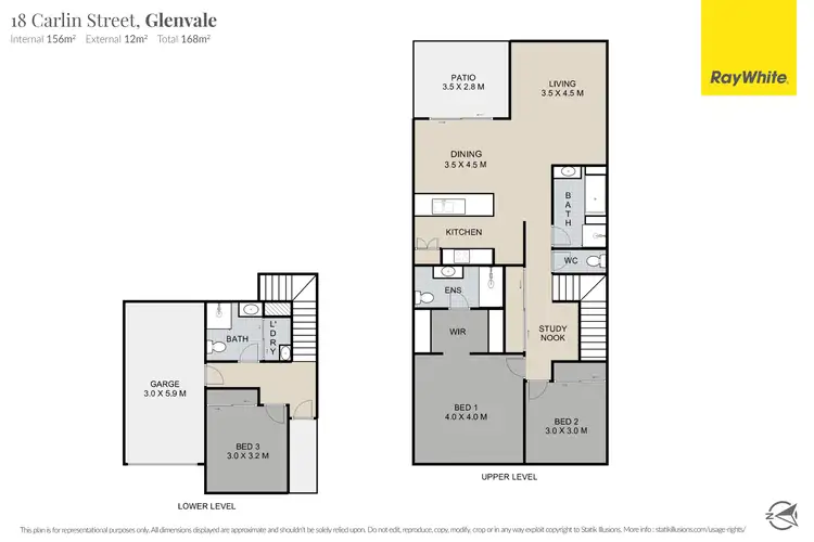 Floorplan of Homely house listing, 18 Carlin Street, Glenvale QLD 4350