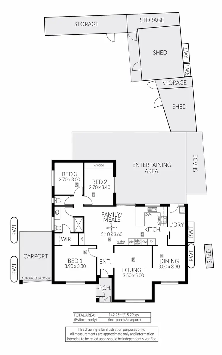Floorplan of Homely house listing, 25 Hay Street, Happy Valley SA 5159