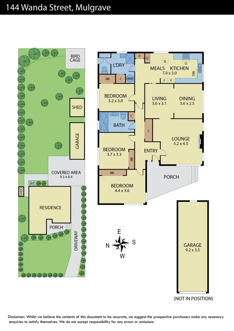 Floorplan of Homely house listing, 144 Wanda Street, Mulgrave VIC 3170