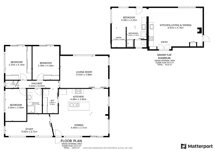 Floorplan of Homely house listing, 6 Milloo Crescent, Swan Hill VIC 3585