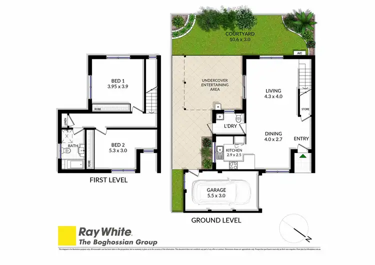 Floorplan of Homely townhouse listing, 3/3-5 Mimosa Street, Bexley NSW 2207